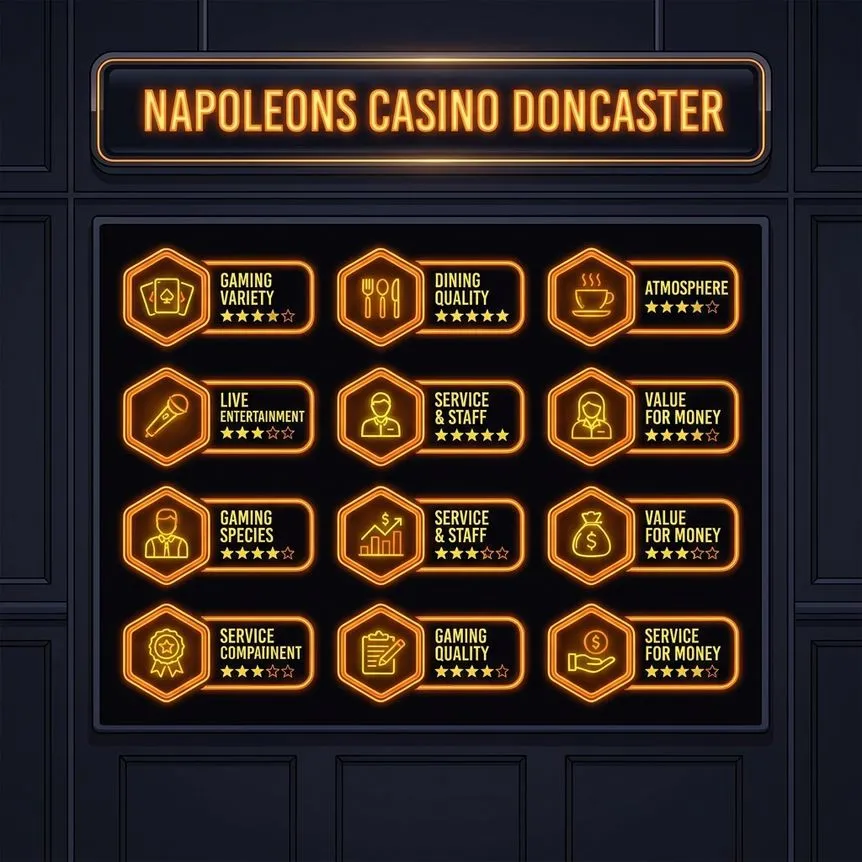 Napoleons Casino Doncaster review and ratings